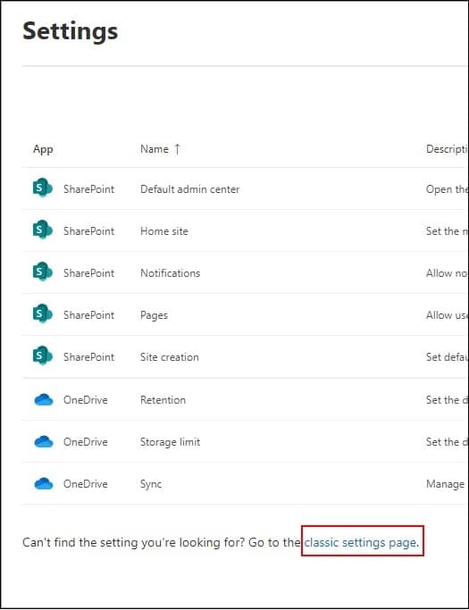 Can’t find the settings you are looking for